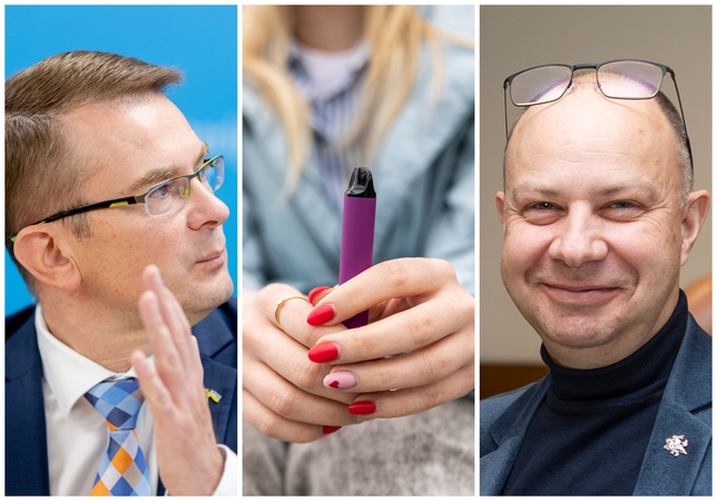 Arūnas Dulkys (kairėje) ir Aurelijus Veryga
