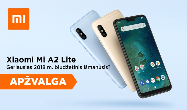 „Xiaomi Mi A2 Lite“ – geriausias biudžetinis išmanusis telefonas? (apžvalga)
