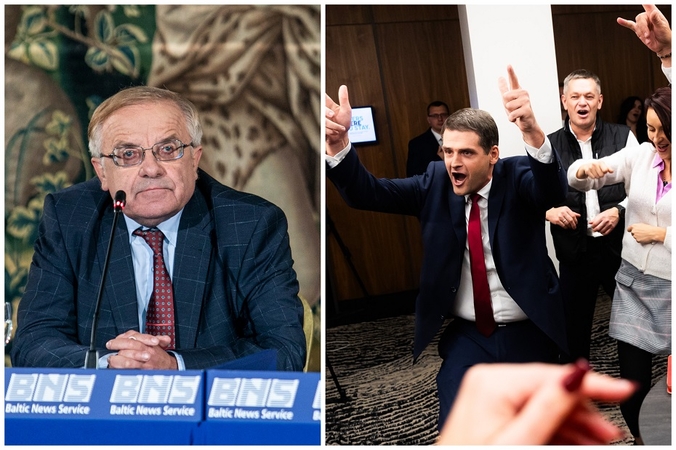 Vytautas Radžvilas (kairėje) ir Remigijus Žemaitaitis