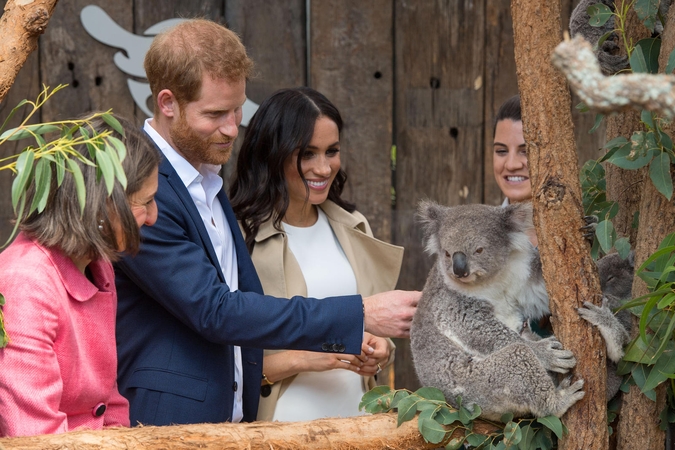 Australijoje viešintys princas Harry ir besilaukianti Meghan atsidūrė dėmesio centre