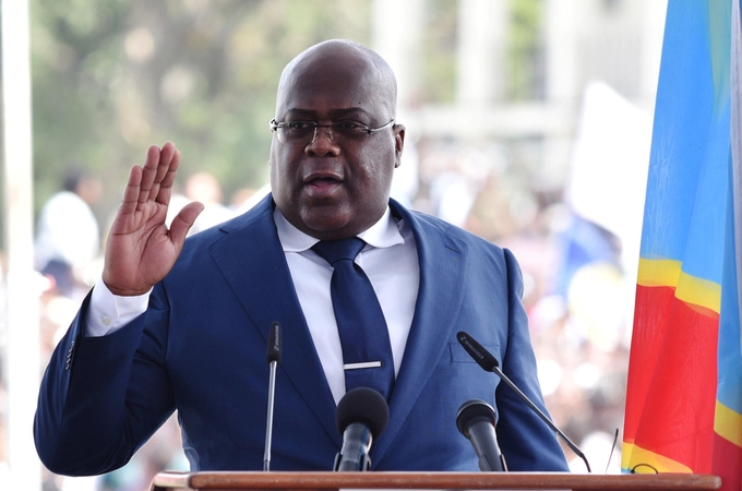 F. Tshisekedi prisaikdintas naujuoju Kongo DR prezidentu