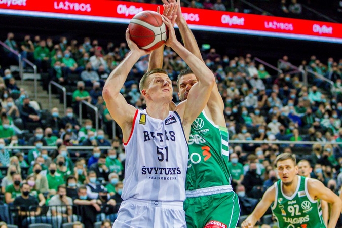 Per „Žalgirio“ ir „Ryto“ susirėmimą kauniečiams nepavyko įrodyti savo pranašumo