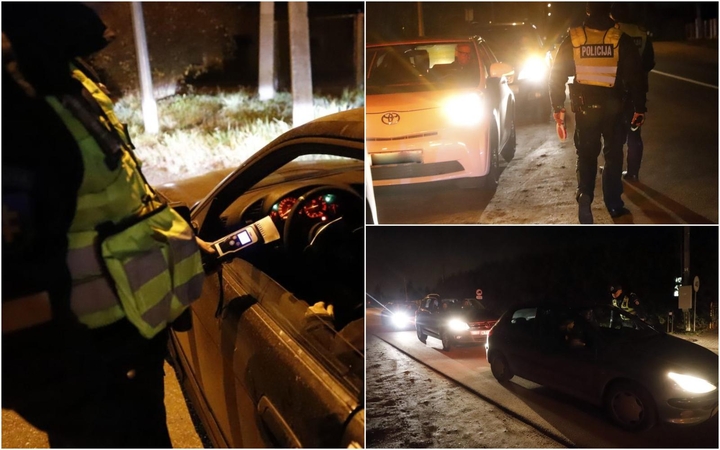 Šventiniai reidai: girti vairavo ir automobilius, ir dviračius