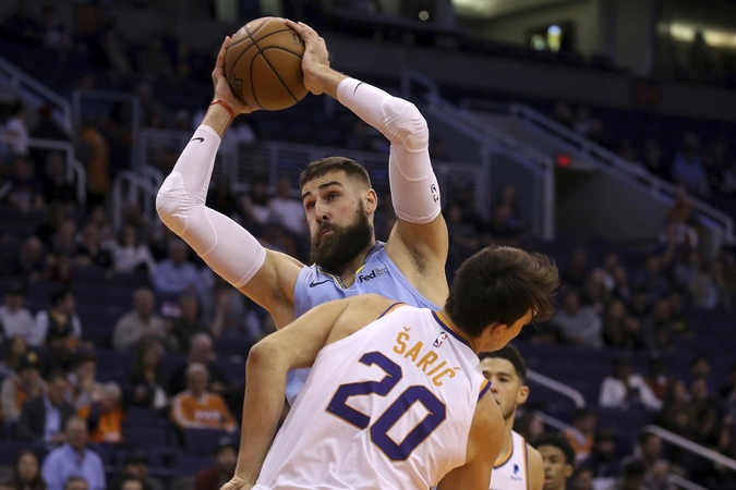 Galingą J. Valančiūno pasirodymą apkartino „Grizzlies“ pralaimėjimas