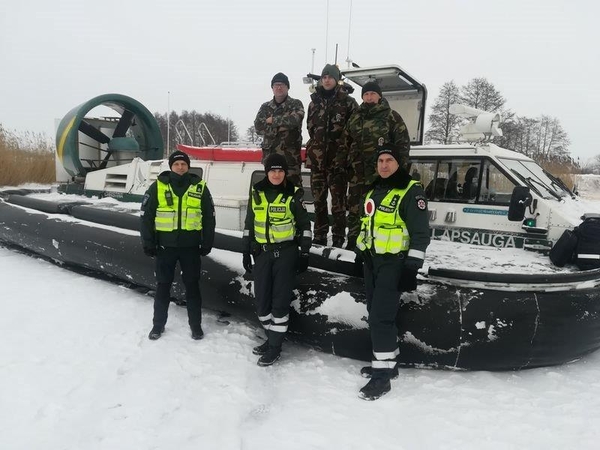 Prevencinė priemonė ant Kuršių marių ledo: saugus elgesys – būtinas
