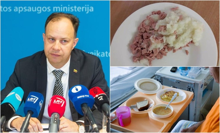 A. Veryga: maistas ligoninėse kardinaliai keisis