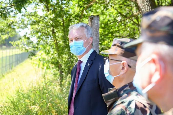 G. Nausėda su Slovėnijos premjeru ragina ES padėti užtikrinti išorinės sienos apsaugą