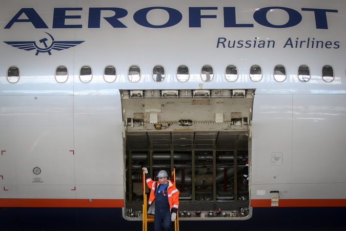 „Aeroflot“ informavo keleivius apie skrydžių į Taliną atšaukimą