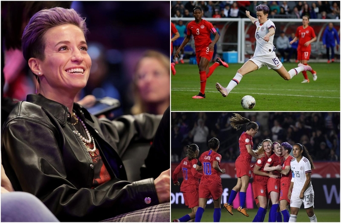 M. Rapinoe – futbolininkė, nebijanti mesti iššūkį JAV prezidentui