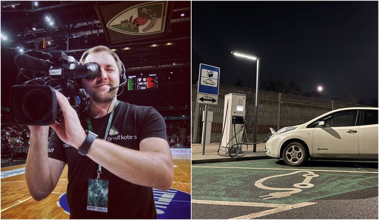 Televizijos operatoriui elektromobilis – ir nauda, ir rūpesčiai