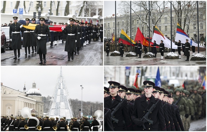 Vilniuje iškilmingai paminėta Lietuvos kariuomenės diena