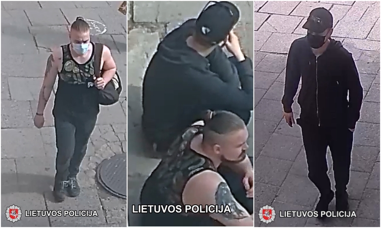 Sostinės pareigūnai turi klausimų nuotraukose užfiksuotiems vyrams (gal atpažįstate?)