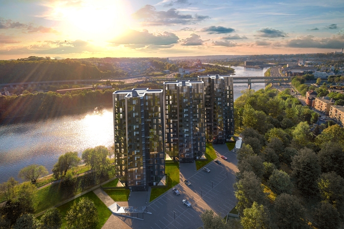 „Kaunoramos“ pirmame etape parduota 90 proc. apartamentų