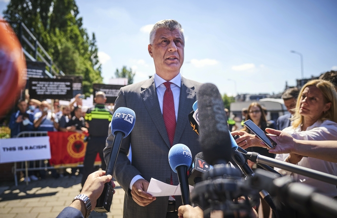 Kosovo prezidentas karo nusikaltimų teisme: niekas negali perrašyti istorijos
