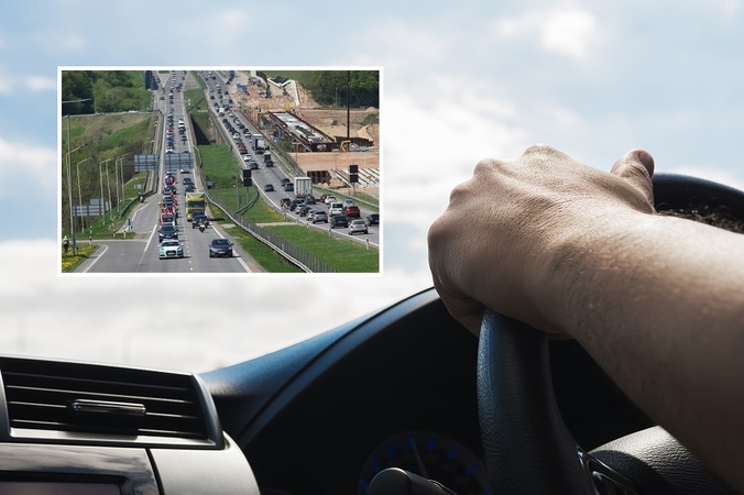 Maršo kolonoje dar viena avarija: šįkart – netoli „Megos“