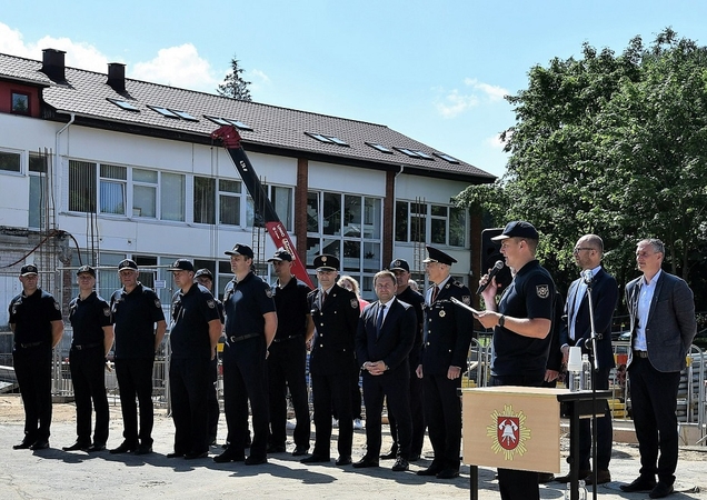 Vilniaus ugniagesiai gelbėtojai turės geresnes sąlygas dirbti ir treniruotis