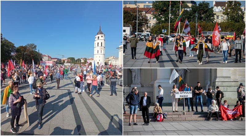 Organizatoriai apie mitingą Vilniuje: mūsų tikslas – priversti valdžią, kad ji dirbtų žmonėms