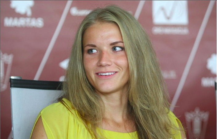 Šuolininkė į aukštį A. Palšytė triumfavo Deimantinės lygos varžybų starte