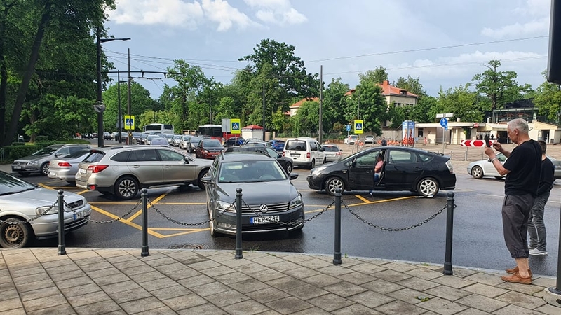 Tokias spūstis matė seniai: avarija ant Parodos kalno visiškai paralyžiavo eismą