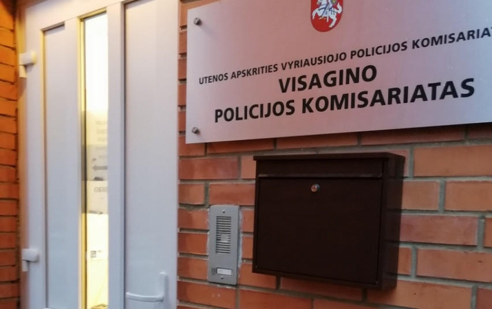 Sulaikytas Visagino policijos komisariato durų padegėjas
