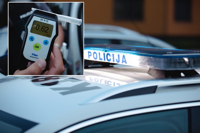 Kauno apskrities gatvėse – kelių gaidelių siautulys: prie vairo jau nuo ryto sėdėjo girti