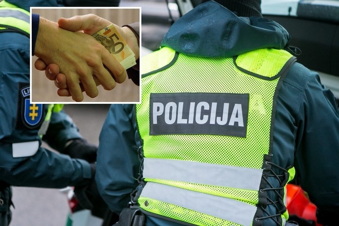 Magistralėje sulaikytas pažeidėjas pareigūnams siūlė kyšį