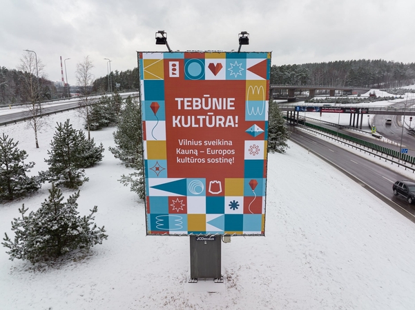 Prieš KEKS atidarymo renginį – Vilniaus sveikinimai Kaunui: tebūnie kultūra!