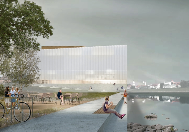 Pasirašyta M. K. Čiurlionio koncertų centro projektavimo sutartis