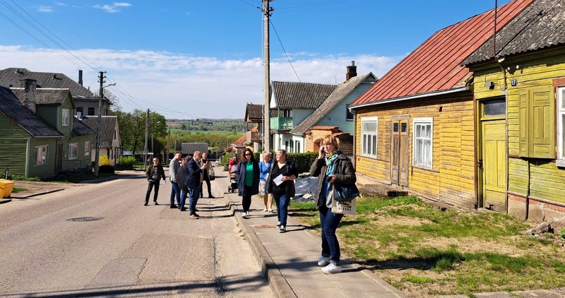 Paveldosaugininkai konsultavo, kaip tvarkyti istorinį Vilkijos miestelį