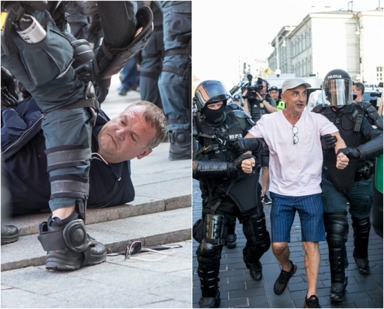 Policija apibendrino neramumus Vilniuje: sulaikyta 20 žmonių, nukentėjusių nėra