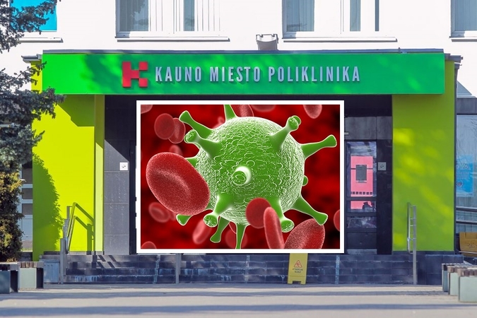 Po koronaviruso protrūkio Kaune – vėl sugriežtinta tvarka Kauno miesto poliklinikoje