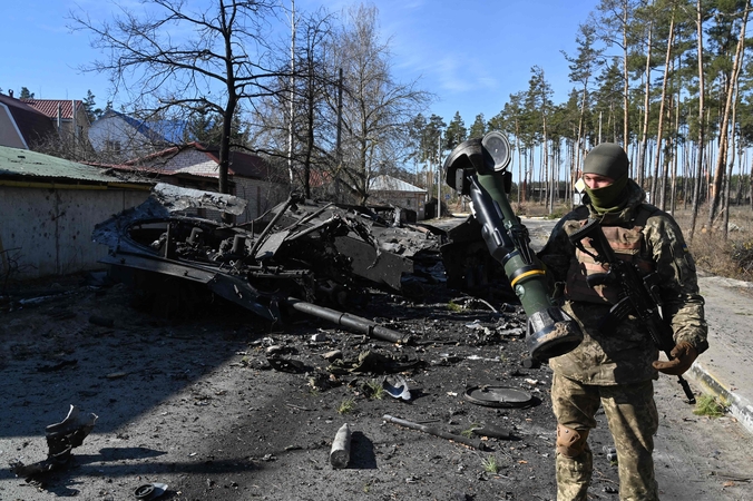 Ukrainiečiai skelbia apie Rusijos pajėgų nuostolius  