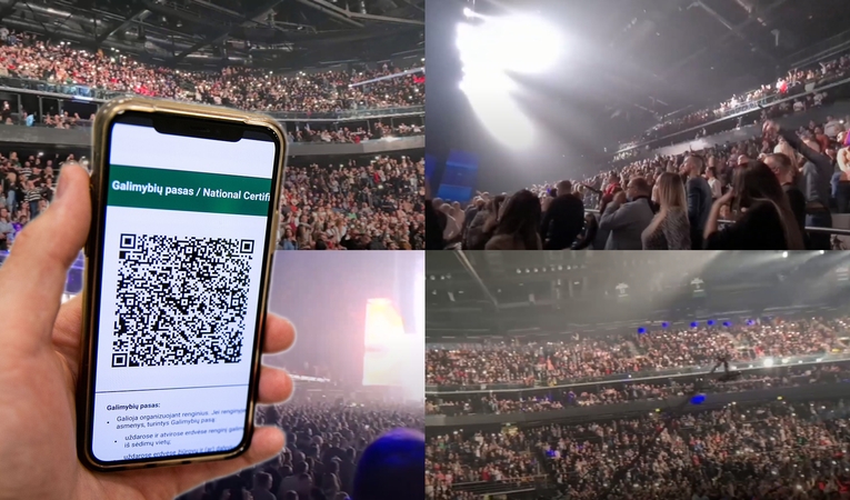 SEL koncerte apsilankęs kaunietis be užuolankų: galimybių pasų tikrai niekas netikrino