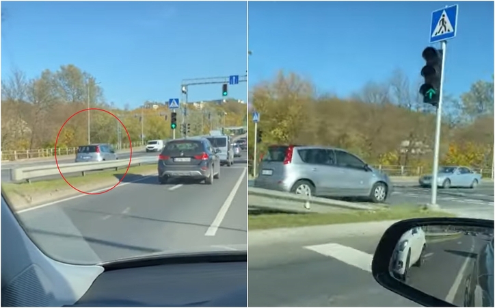 Vairuotojo elgesys kelyje sukėlė nuostabą: grįžo iš Jungtinės Karalystės?