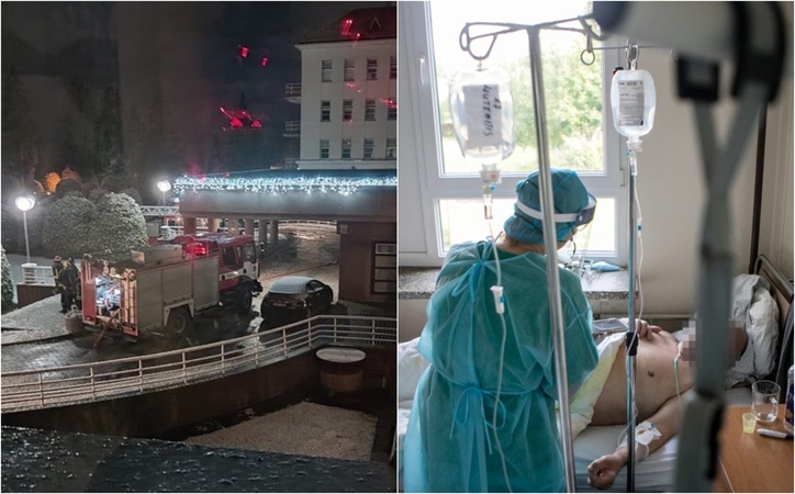 Daugiau detalių apie gaisrą Kauno klinikų COVID-19 skyriuje: apdegė mirusiojo kūnas