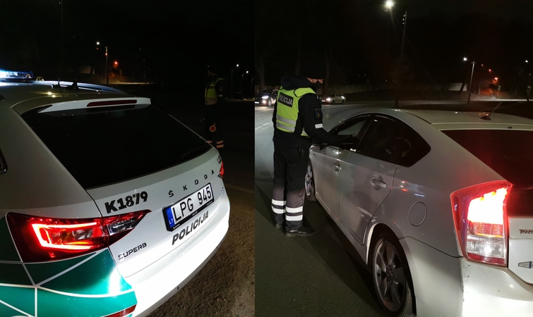 Kauno policijos savaitės apibendrinimas: įkliuvo 17 beteisių vairuotojų ir 101 pėsčiasis