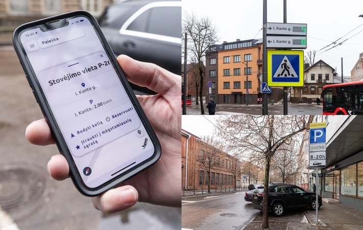 Kauno gatvėse įdiegta nauja parkavimo sistema