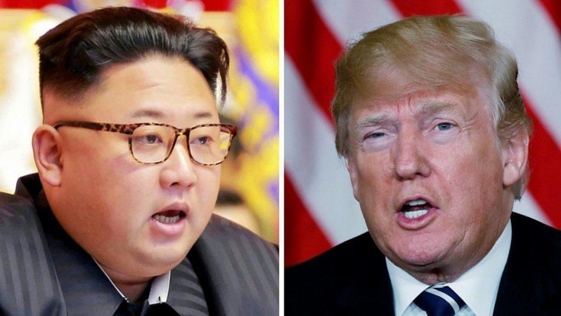 Donaldas Trumpas ir Kim Jong Unas
