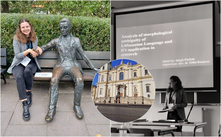 Lietuviai studentai vyko į konferenciją Varšuvoje: užsieniečiams pasakojo apie gimtąją kalbą