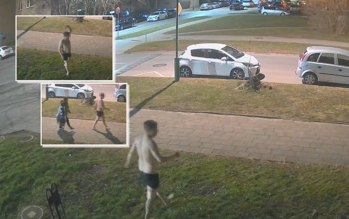 Žvejybos uosto rajono gyventojus šokiravo nuogalius