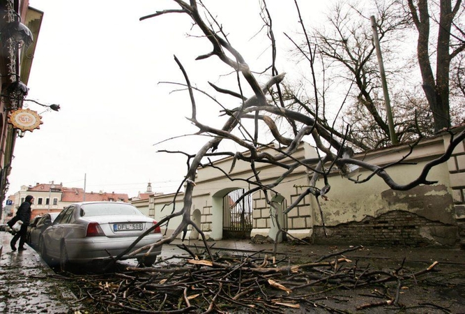 Ugniagesiai perspėja: savaitgalį šalyje siautės galingas vėjas