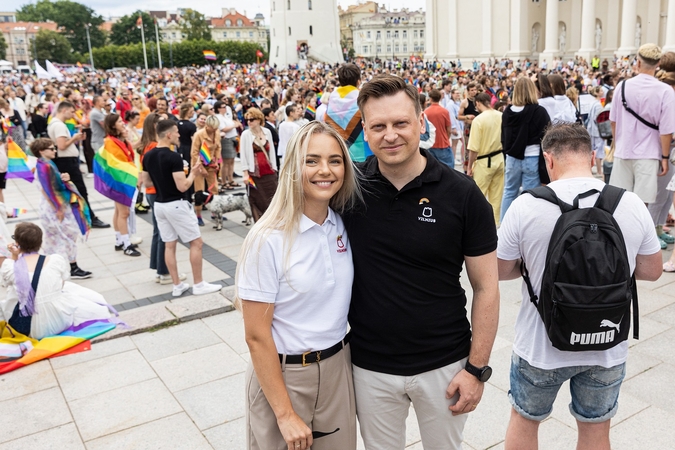 Į LGBTIQ eitynes atvykęs sostinės meras: Vilnius – visiems atviras miestas