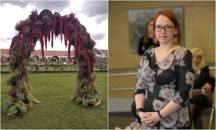 Įžvalgumas: "JG floristika ir dekoras" arka labiausiai atspindėjo gėlių festivalio tematiką.