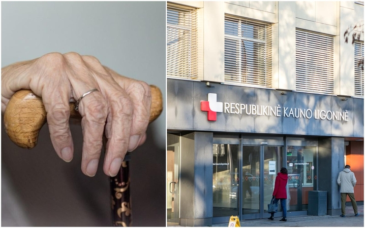 Ir vėl kovoja dėl senolės parvežimo namo: ligoninė sako, kad tai įžūlu