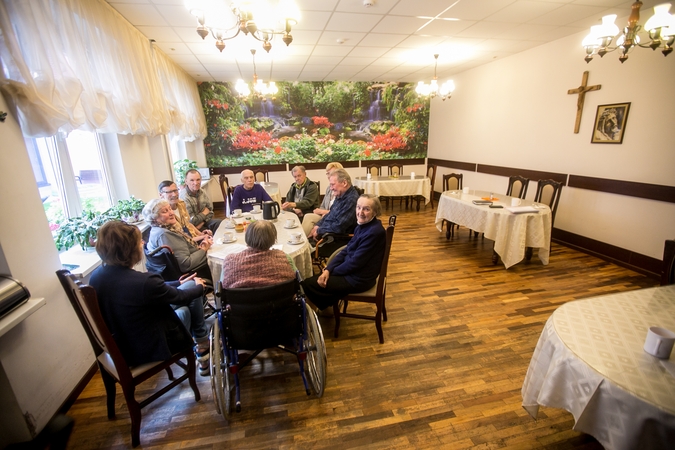 Patogumai: po remonto įstaigoje atsirado daugiau vietos ir daugiau galimybių rūpintis senoliais.