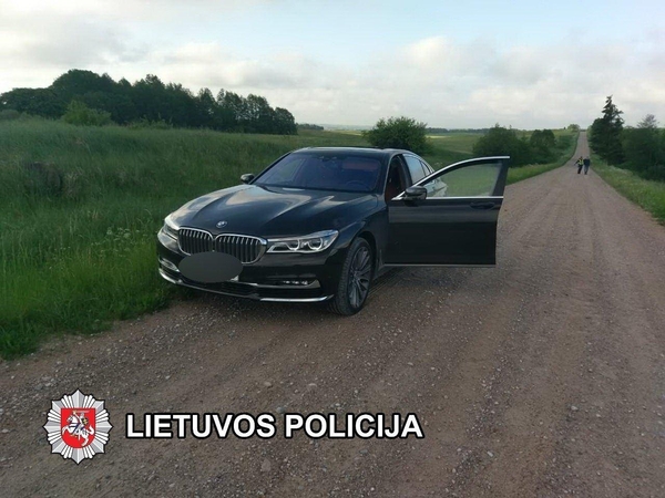 Su vogtu BMW tauragiškis nuo pareigūnų nepaspruko