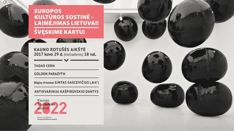 „Europos kultūros sostinė 2022” konkurso finalas kauniečius pasitiks su trenksmu