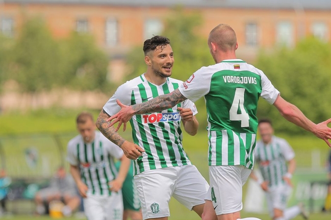 A lyga: pergalėmis džiaugėsi Vilniaus „Žalgiris“ ir Marijampolės „Sūduva“