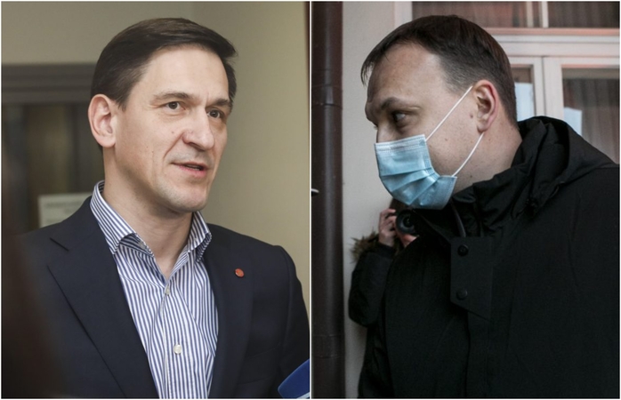 Dainius Kreivys (kairėje) ir Kasparas Adomaitis