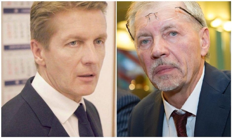 Arvydas Vaitkus (kairėje) ir Gediminas Kirkilas (dešinėje)